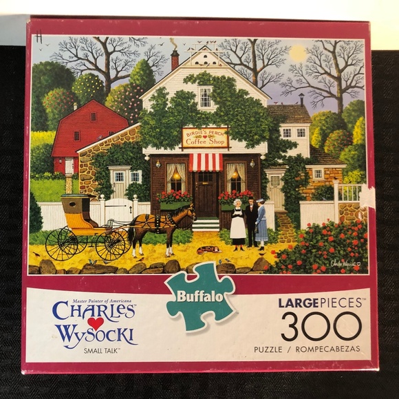 Buffalo Games Charles Wysocki Small Talk 300 PC Jigsaw Puzzle - Picture 1 of 4